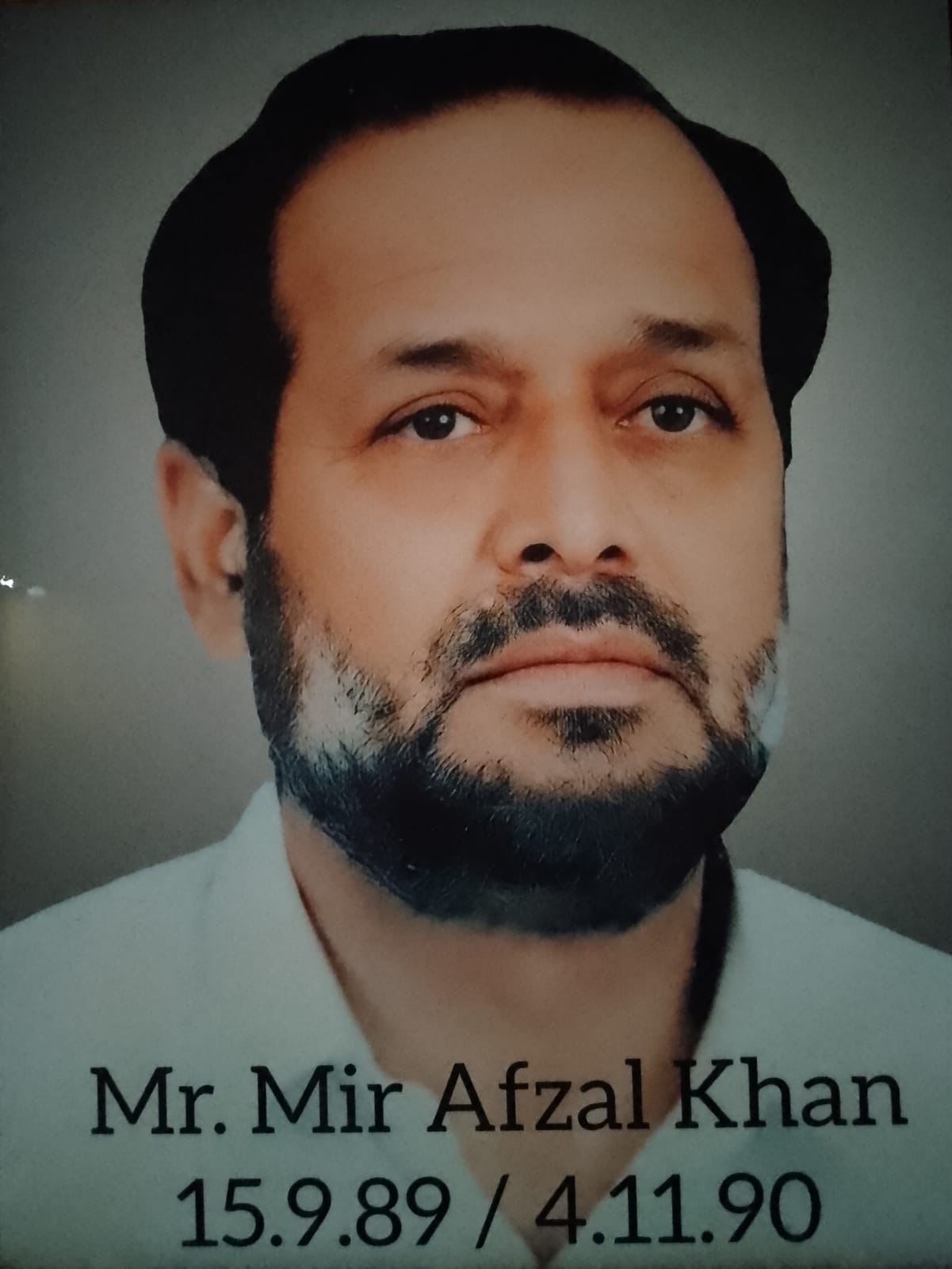 Mr. Mir Afzal Khan